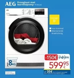 De - Droogkast met warmtepomp TR7BE24Z
