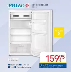 De - Tafelkoelkast KK1200