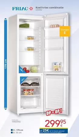 De - Koelvries combinatie