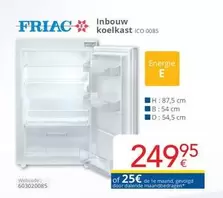 De - Inbouw koelkast ICO 0085