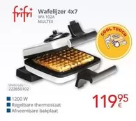 Cool - Wafelijzer 4x7 WA 102A