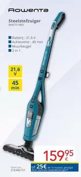 De - Steelstofzuiger RH6751WO