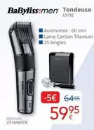 Tondeuse E978E
