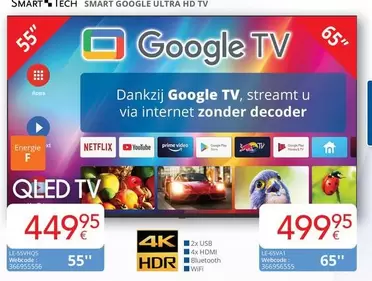 SMART GOOGLE ULTRA HD TV