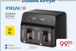 Gs - Dubbele Airfryer AIF 8017 GS