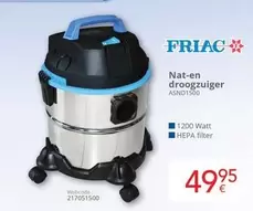 Nat-en droogzuiger ASND1500