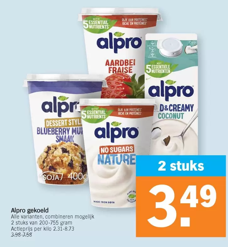 Alpro gekoeld