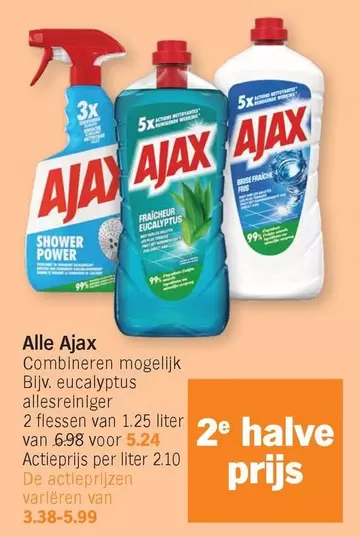 Ajax - Shower Power, Eucalyptus,