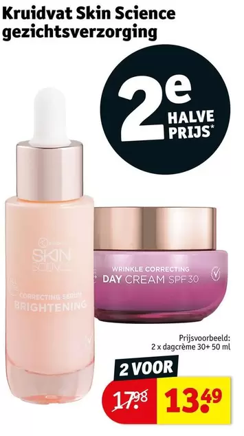 Kruidvat Skin Science gezichtsverzorging