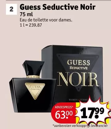 De - Seductive Noir Eau de toilette