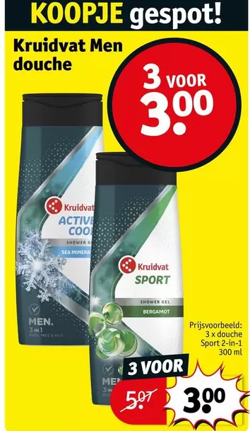 Kruidvat Men douche