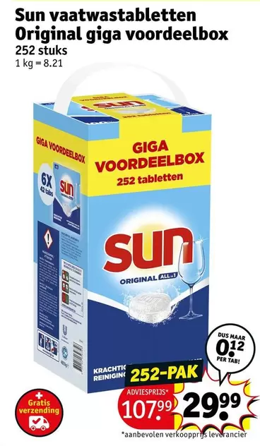 vaatwastabletten Original giga voordeelbox