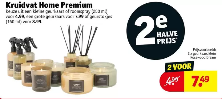 Kruidvat Home Premium geurkaars of roomspray