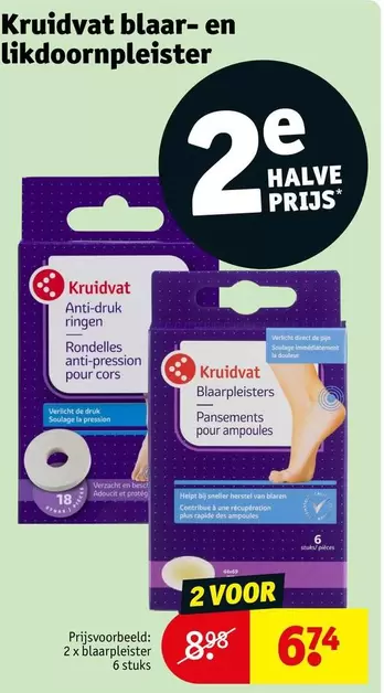 De - Kruidvat blaar- en likdoornpleister