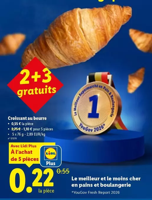 De - Croissant au beurre
