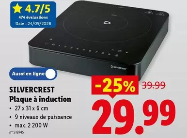 De - Plaque à induction