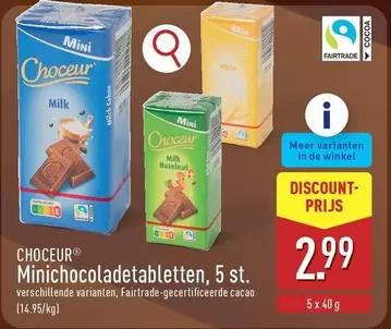 White - Minichocoladetabletten