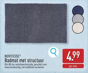 Badmat met structuur