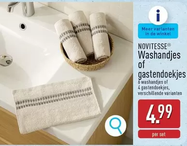 De - Washandjes of gastendoekjes