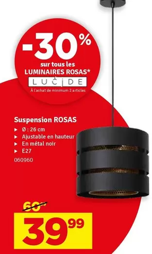 De - Suspension ROSAS 060960