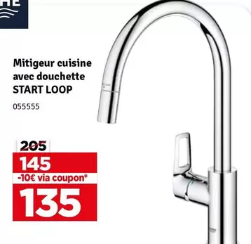 Mitigeur cuisine avec douchette START LOOP 055555