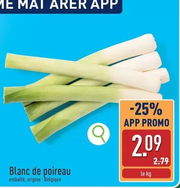 De - Blanc de poireau