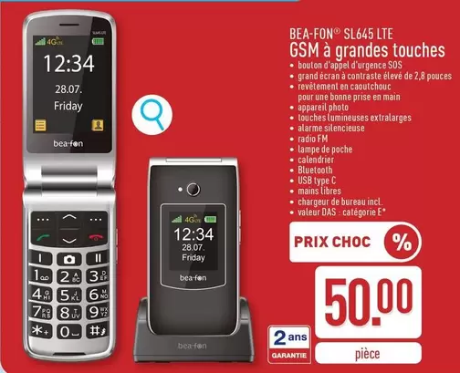 Gsm - BEA-FON SL645 LTE GSM à grandes touches