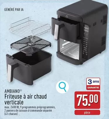 De - Friteuse à air chaud verticale
