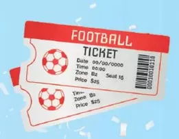 Time - FOOTBALL TICKET