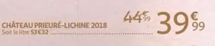 CHÂTEAU PRIEURÉ-LICHINE 2018