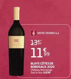 De - BLAYE CÔTES DE BORDEAUX 2020