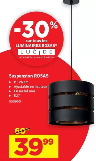 De - Suspension ROSAS 060960
