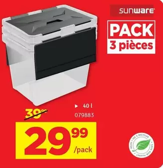 PACK 3 pièces