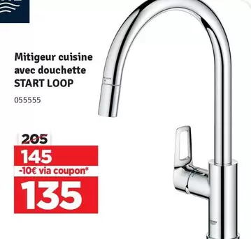 Mitigeur cuisine avec douchette START LOOP 055555