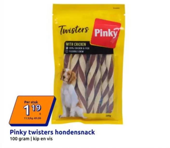 Pinky twisters hondensnack