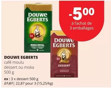 De - café moulu dessert ou moka