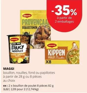 De - bouillon, nouilles, fond ou papillottes