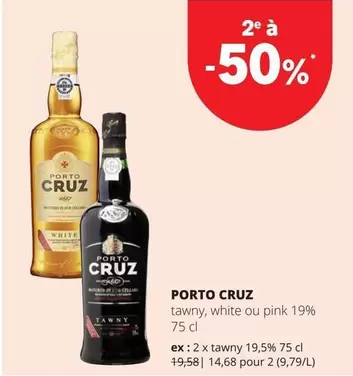 White - Porto Cruz tawny, white ou pink