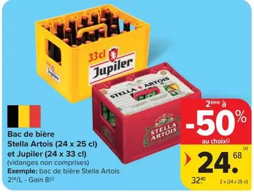 Jupiler - Bac de bière