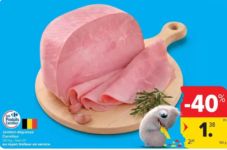 Jambon degraisse