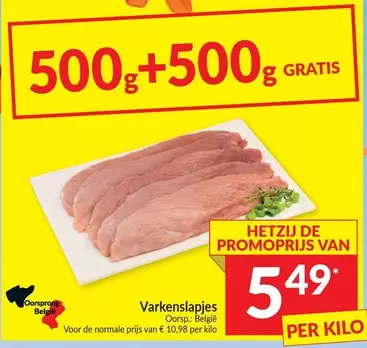 De - Varkenslapjes