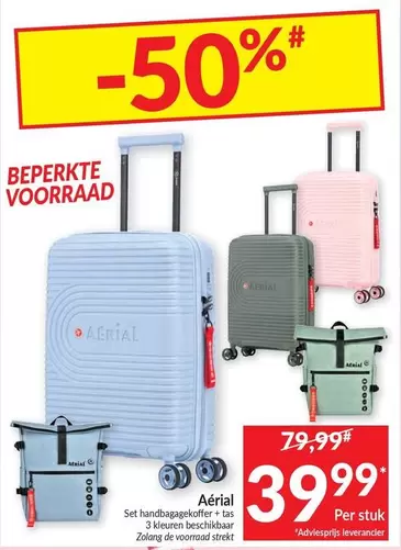 De - Aérial Set handbagkoffer + tas