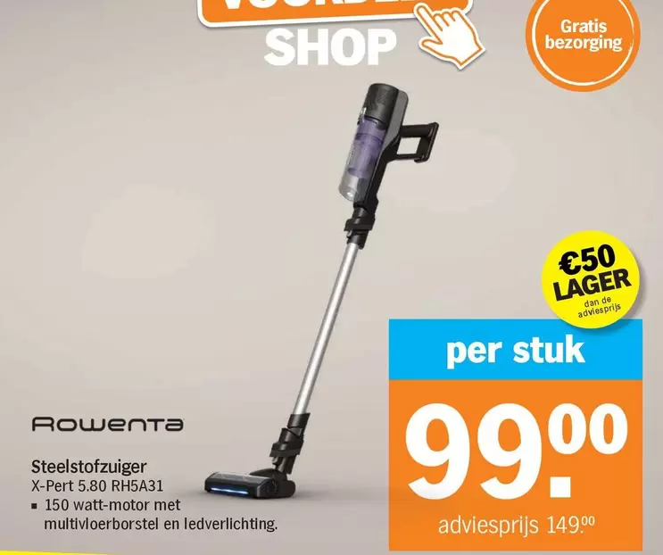 De - Steelstofzuiger X-Pert 5.80 RH5A31