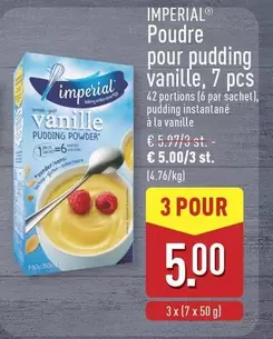 Poudre pour pudding vanille, 7 pcs