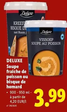 De - Soupe fraîche de poisson ou bisque de homard