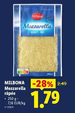 Mozzarella râpée