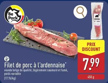 Be - Filet de porc à l'ardennaise