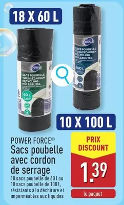 De - Sacs poubelle avec cordon de serrage
