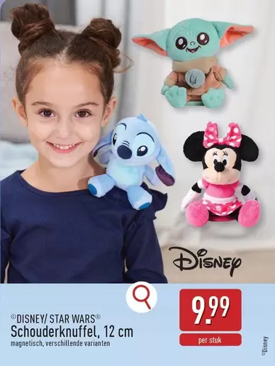 Disney - Schouderknuffel, 12 cm