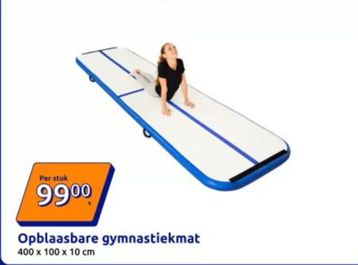 Opblaasbare gymnastiekmat